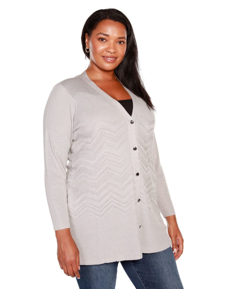 Plus size button front cardigan on sale
